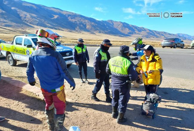 Final feliz para ocho enduristas que se habían perdido en el Cerro Muñoz