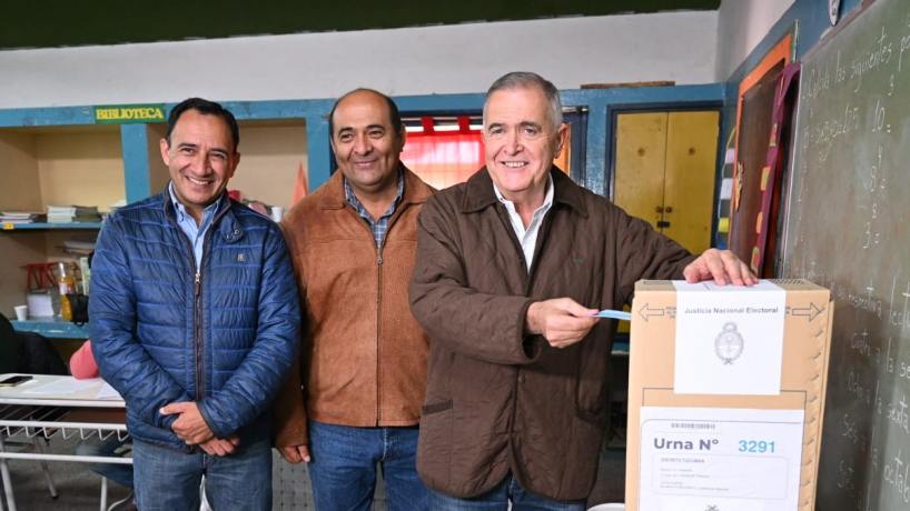 Jaldo votó en Trancas y destacó el valor democrático de